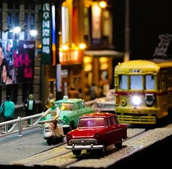 Amazon | 1/150ジオラマ 『昭和の都電風景』 0I0L | 鉄道模型 通販