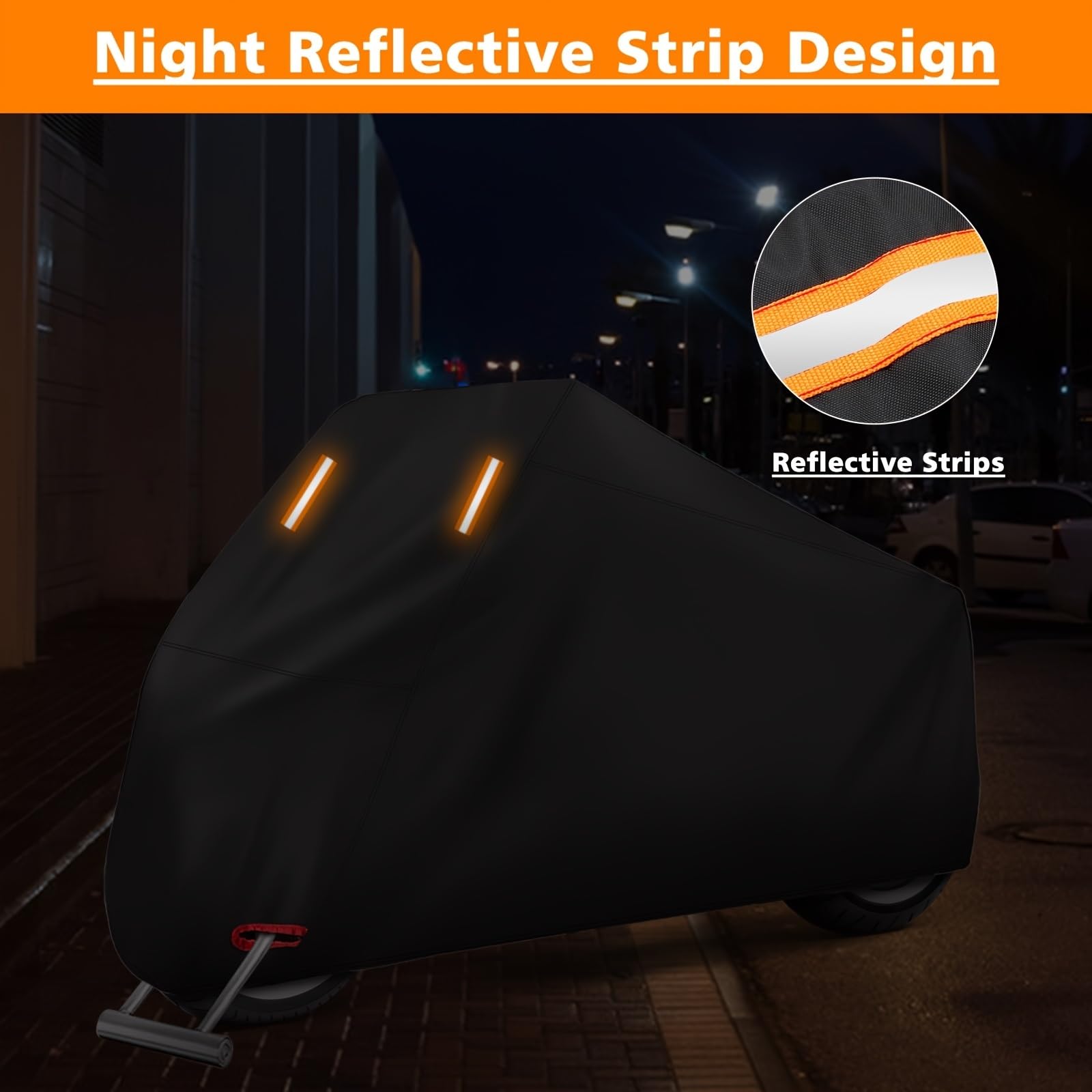 Funda para Moto Impermeable para Honda Forza 750 Forza750, Exterior Protección Protector Lona para Moto Lluvia Polvo Rayos Funda Protectora,200 * 95 * 110CM