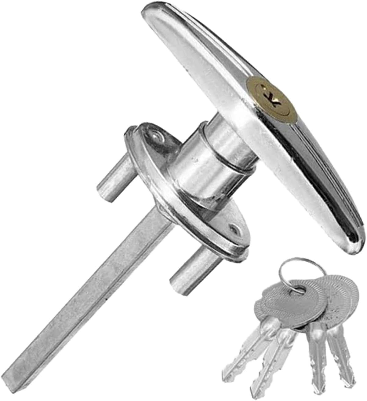 T Handle Locking Latch,Truck Top Locking T-Handles Truck Topper Accessories | Zinc Alloy Truck Top Parts, Vehicles Door Lock Replacement for Barns, Backyard Playhouse