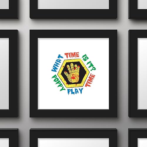 Miniatura 2 de Trends International Gallery Pops Poppy Playtime - What Time Is It? Arte de pared, versión enmarcada en negro, 12 x 12 pulgadas, arte de pared de