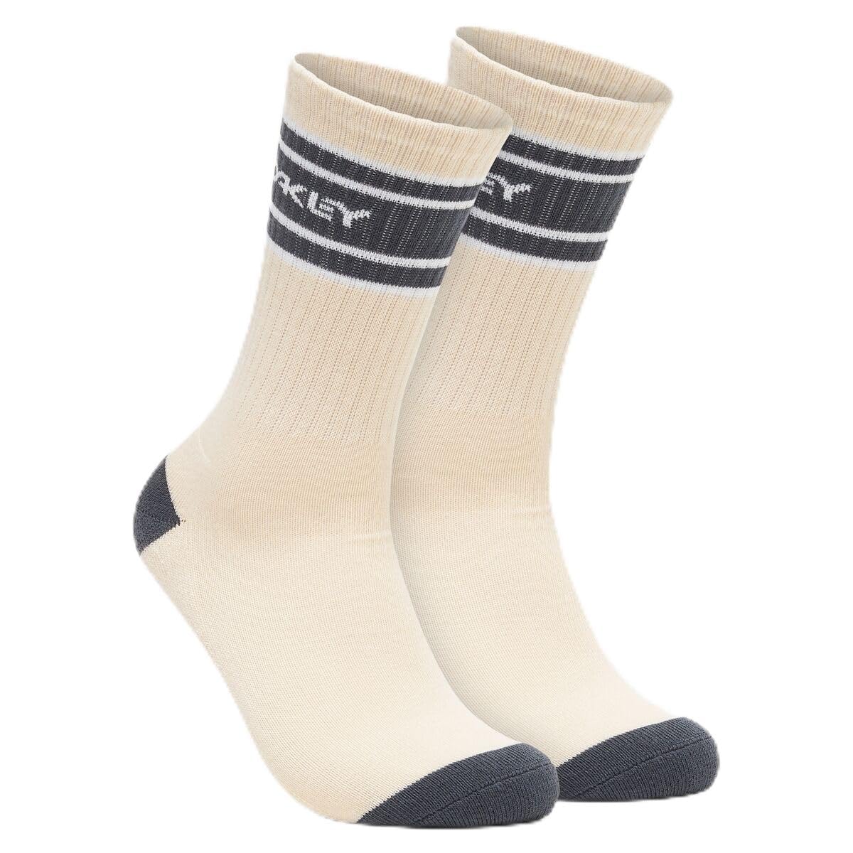Oakley Men's Icon B1b Socks 2.0, Mist/Graphite, Medium