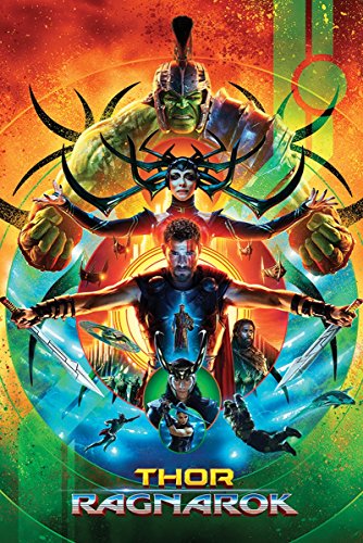 Pyramid International One Sheet Thor Ragnarok Póster, plástico/Vidrio, Multicolor, 61 x 91,5 x 1,3 cm