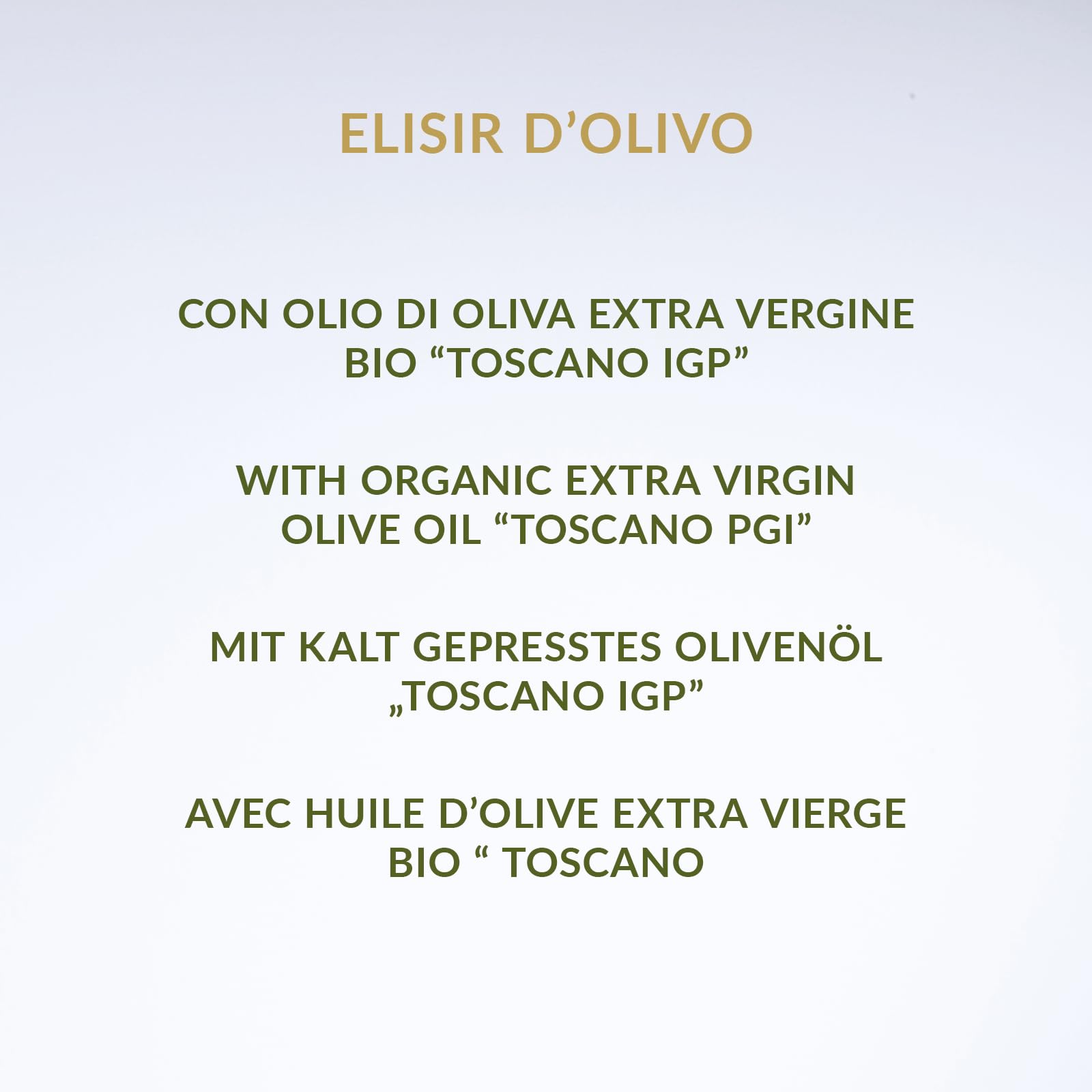ERBARIO TOSCANO - Crema Mani Protettiva Elisir D'Olivo Trattamento Nutriente e Ristrutturante con Olio Extra Vergine di Oliva Bio Toscano IGP 100ml