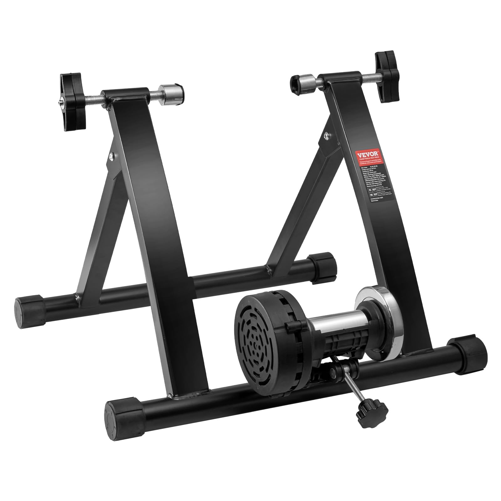 VEVOR Support d'Entraînement pour Vélo, Entraîneur de Vélo Fluide Stationnaire pour Roues de 66-74 cm, Moteur à Volant d'Inertie à Réduction de Bruit, Levier à Dégagement Rapide, Exercices Intérieur