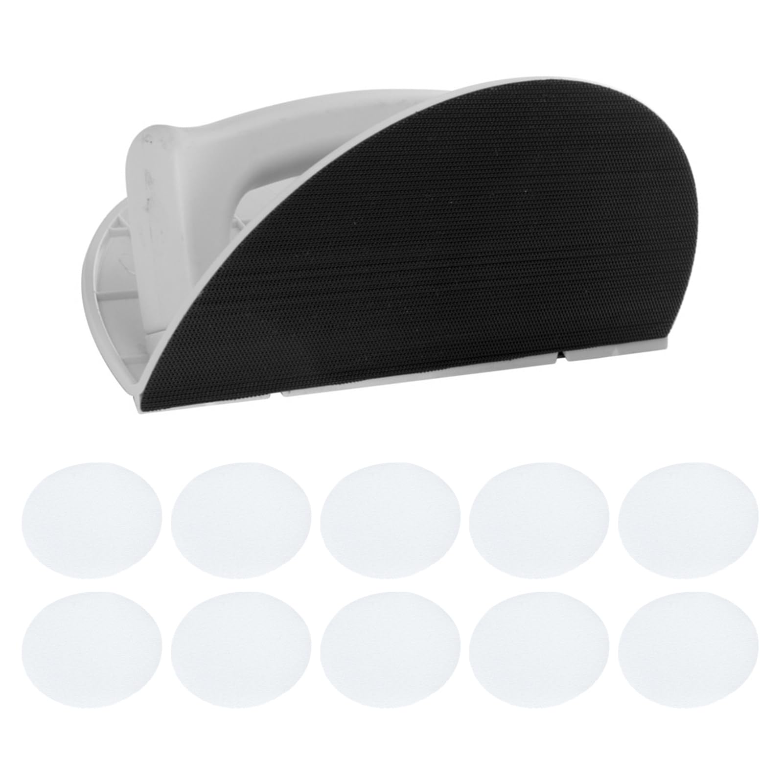Bubefskd 180 Mesh Sandpaper 90-Degree Corner Sander Includes 10 Replaceable Sandpapers & Recyclable Abs Frame For Seamless Grinding Small Sanding Frame For Edges