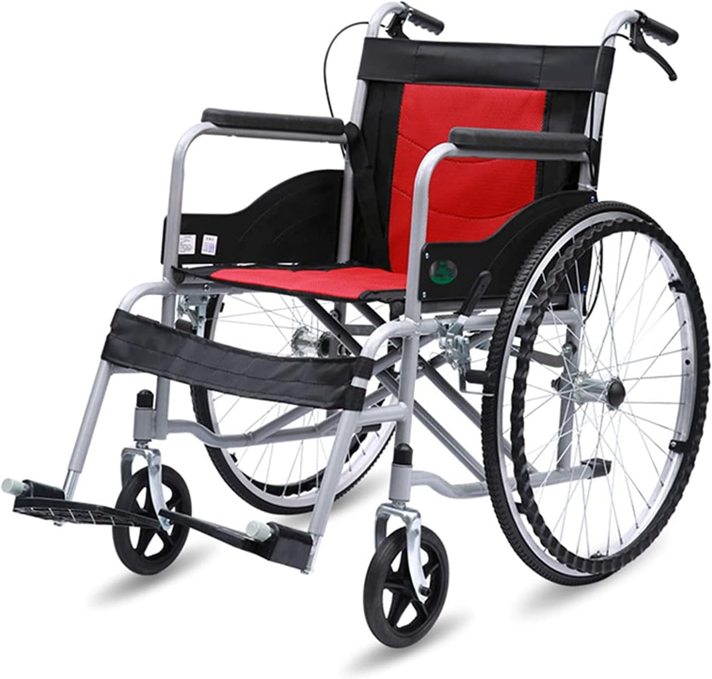 SuperLight Alloy SelfPropelled Transport Wheelchair with