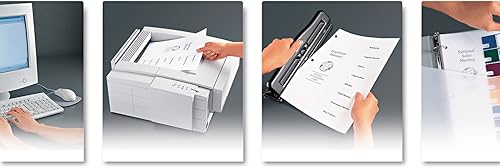 Miniatura 4 de Avery Separadores de plástico con 8 pestañas, tabla de contenido personalizable, pestañas multicolor, 1 juego (11817)