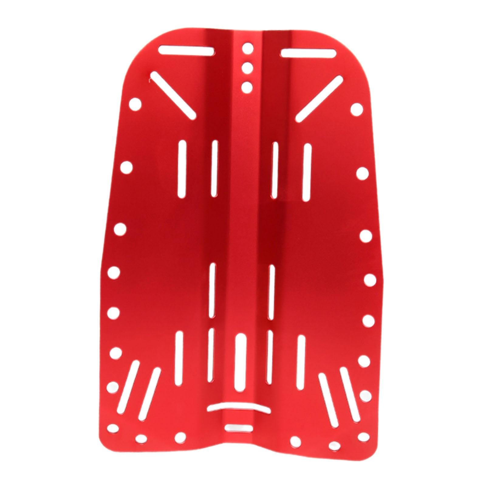 Tauch-Aluminium-Rückplatte für Sommer, Tauchen und Reisen, leichte BCD-Ausrüstung, Tauchen, Backplate Schnorcheln, praktisches Tauchen, Auftriebszubehör, Unterwasser-Tankhalter