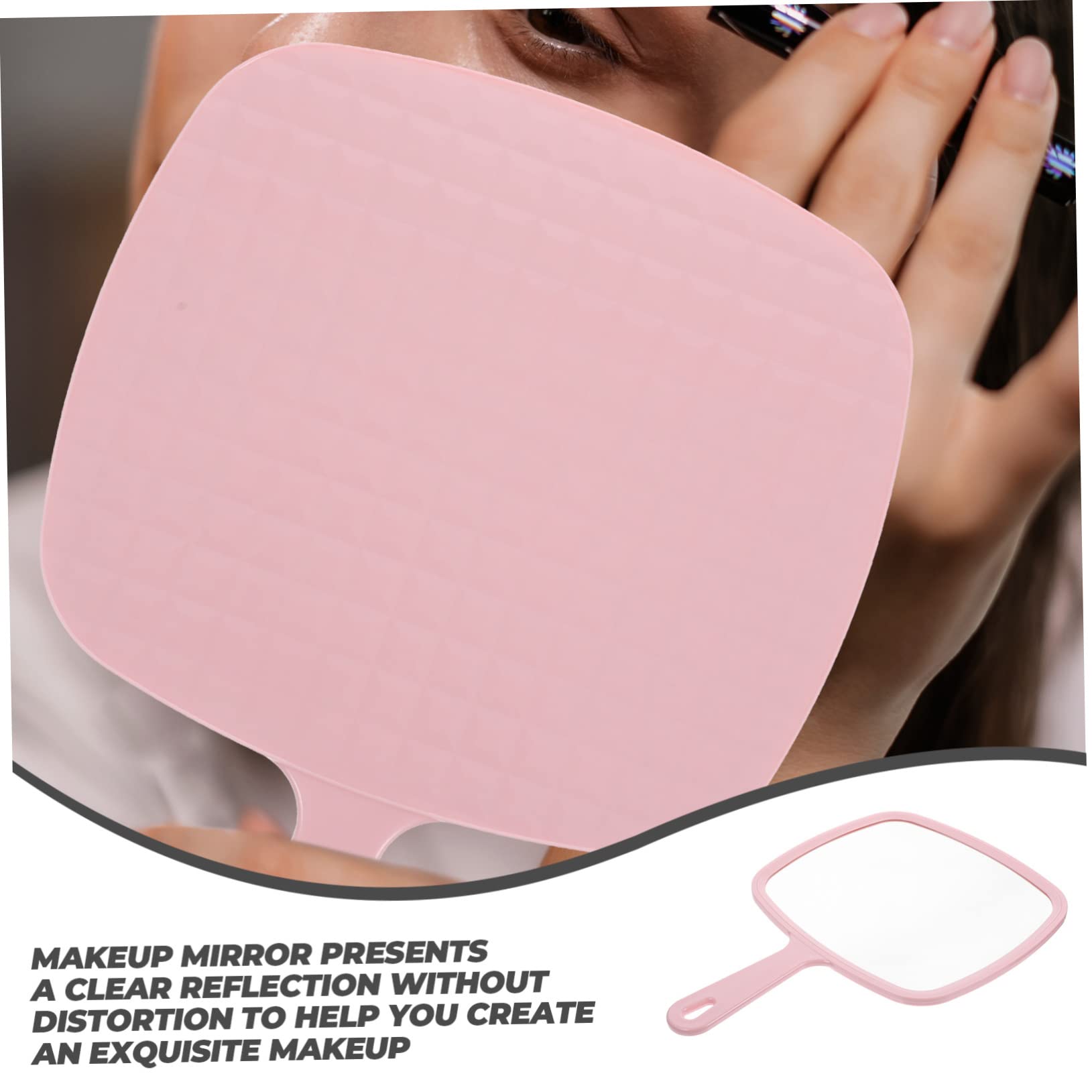 FRCOLOR 4pezzi Specchio Portatile Da Viaggio Specchio Mano Multifunzionale Per Trucco Design Compatto e Leggero Per Uso Quotidiano e Occasioni Speciali