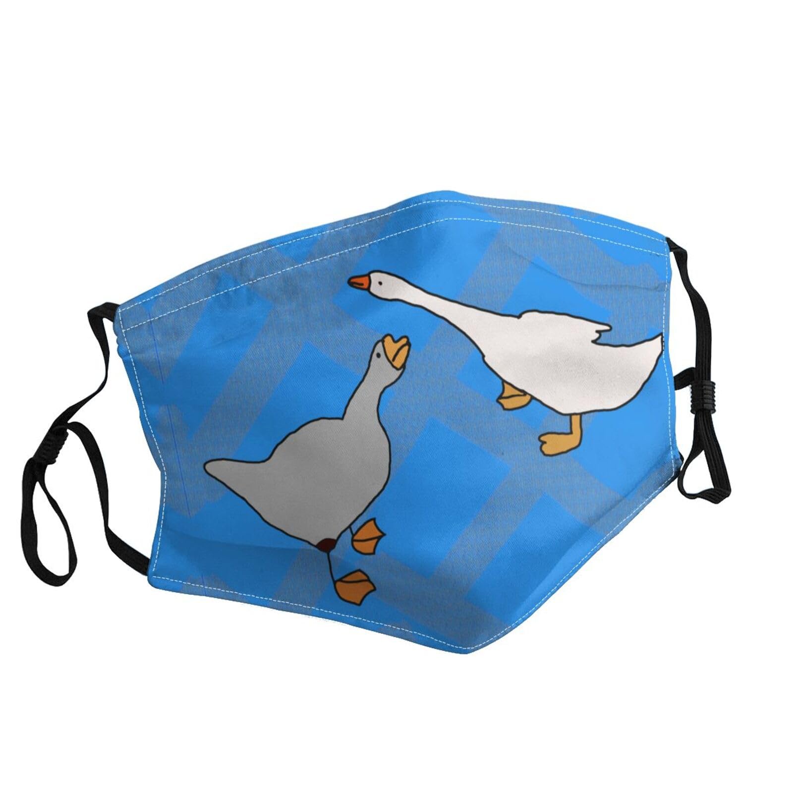 YYHWHJDE Adult Masks Washable 5 PCS Soft breathable Suitable for camping, running, traveling daily use gray goose Picture