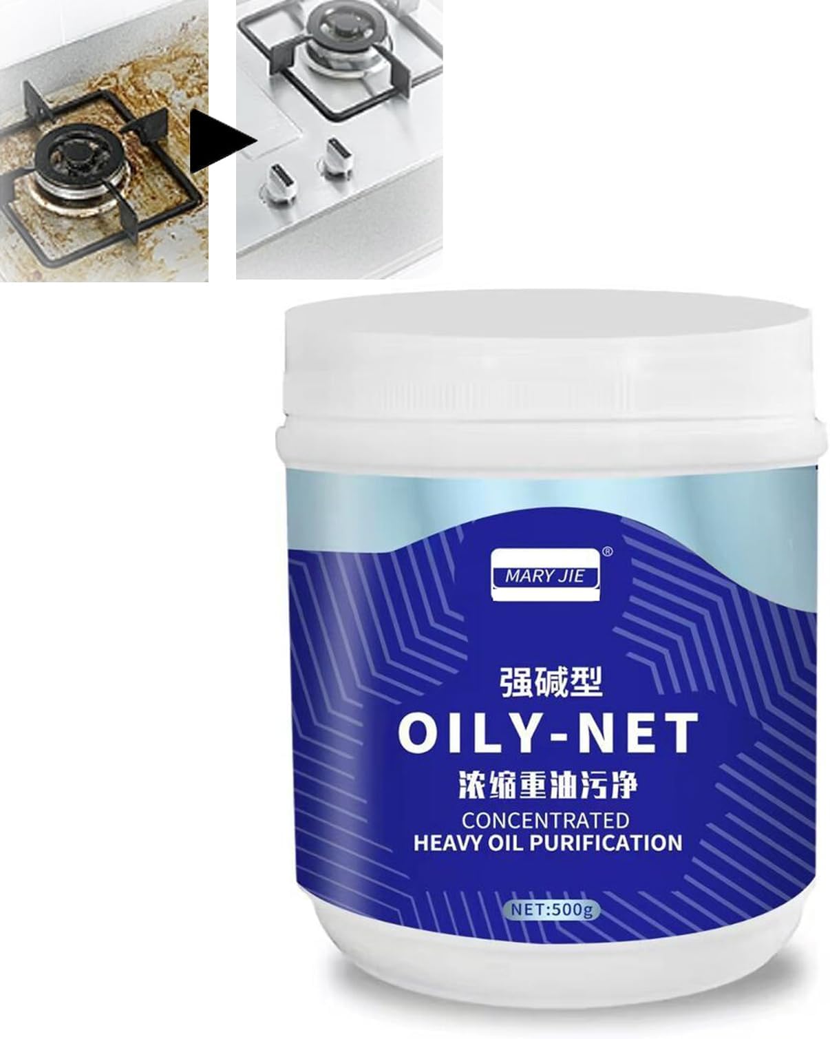 Mof Chef Cleaner Powder,2023 New Kitchen Heavy Oil Stain Powder Cleaner for Hoods, Pots, Pans, Grills, Sinks, Perennial Stains