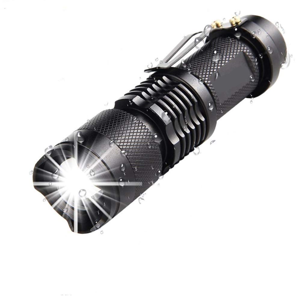 Flashlight, T6 Focusable Led Flashlight, Mini Streamlight Flashlight for Flash Portable lumintop Flashlight (Emitting Color : Package A)