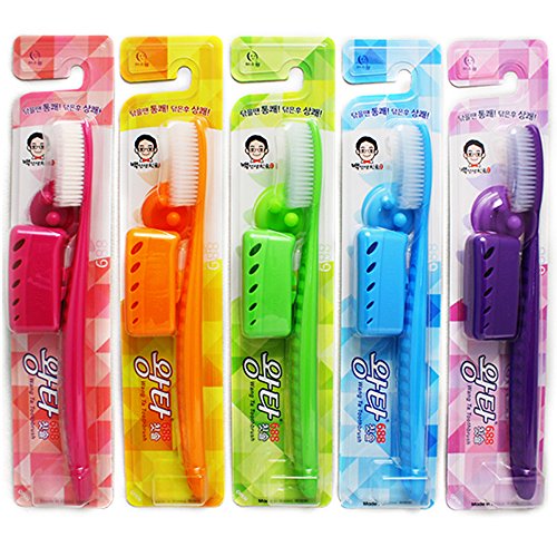 Big Toothbrush Travel Full Package [Toothbrush Holder+Toothbrush Covers] Package 5 Count #TOP6