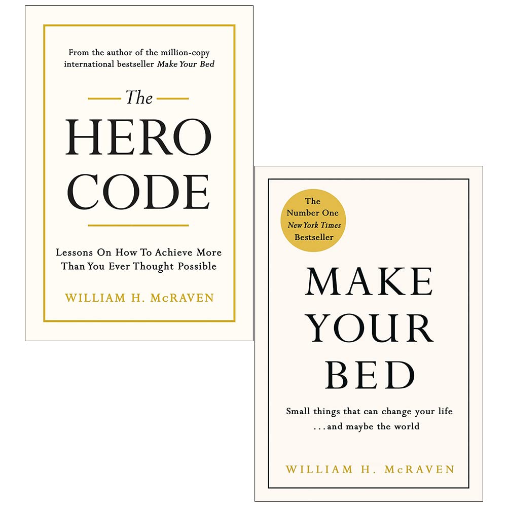 Admiral William H. McRaven Collection 2 Books Set (The Hero Code, Make Your Bed) Hardcover – 14 Nov. 2022