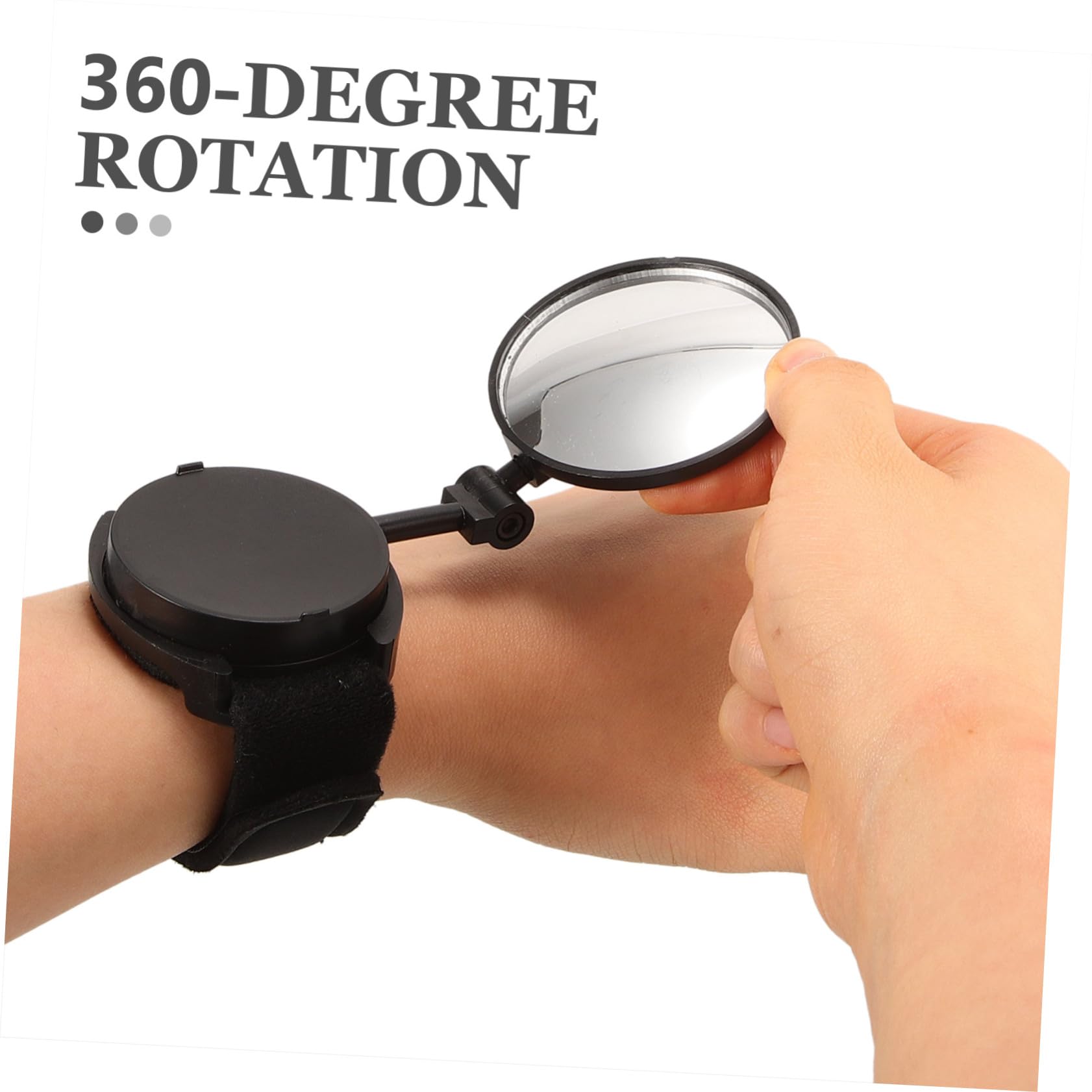 UPKOCH 5 Pièces Rétroviseur de Poignet pour Vélo Miroir Rotatif Accessoire de Cyclisme Pratique pour Arrière et Durable pour Cyclistes