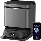 Eureka J15 Pro Ultra Robot Vacuum Cleaner and Mop, 16,200 Pa Suction, Flex-Arm Design Mop, Hot Water Mop Washing & Hot Air Drying, Active Hair Cutting Design, AI Obstacle Avoidance, Black