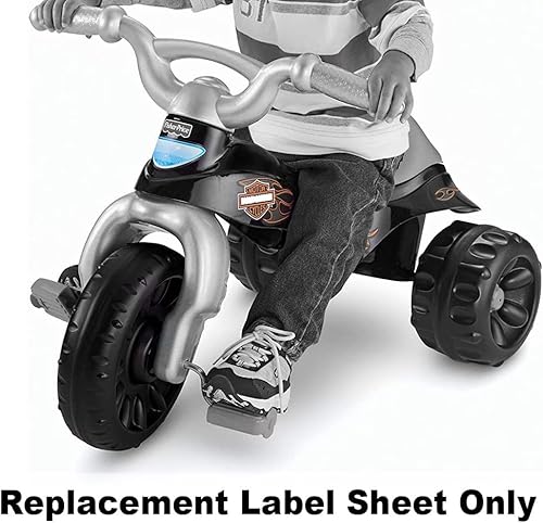 Miniatura 3 de Pieza de repuesto para Fisher-Price Tough Trike - W1778  Hoja de etiquetas de repuesto