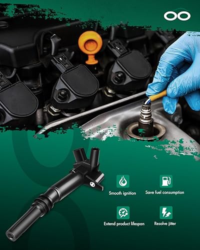 Miniatura 4 de SCITOO Paquete de bobinas de encendido para Ford para F-350 Super Duty 6.2L 2011-2017 para Ford para F-250 Super Duty 6.2L 2011-2017 para Ford para