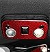 Car Interior Carbon Fiber Reading Light Control Panel Auto Sticker for Ford Mustang 2023 2022 2021 2020 2019 2018 2017 2016 2015,Red