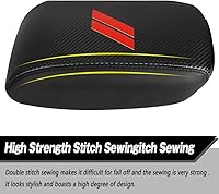 Vista 3 de Funda para reposabrazos de consola central, de piel, antiarañazos, protector de reposabrazos central, accesorios de decoración interior, compatible