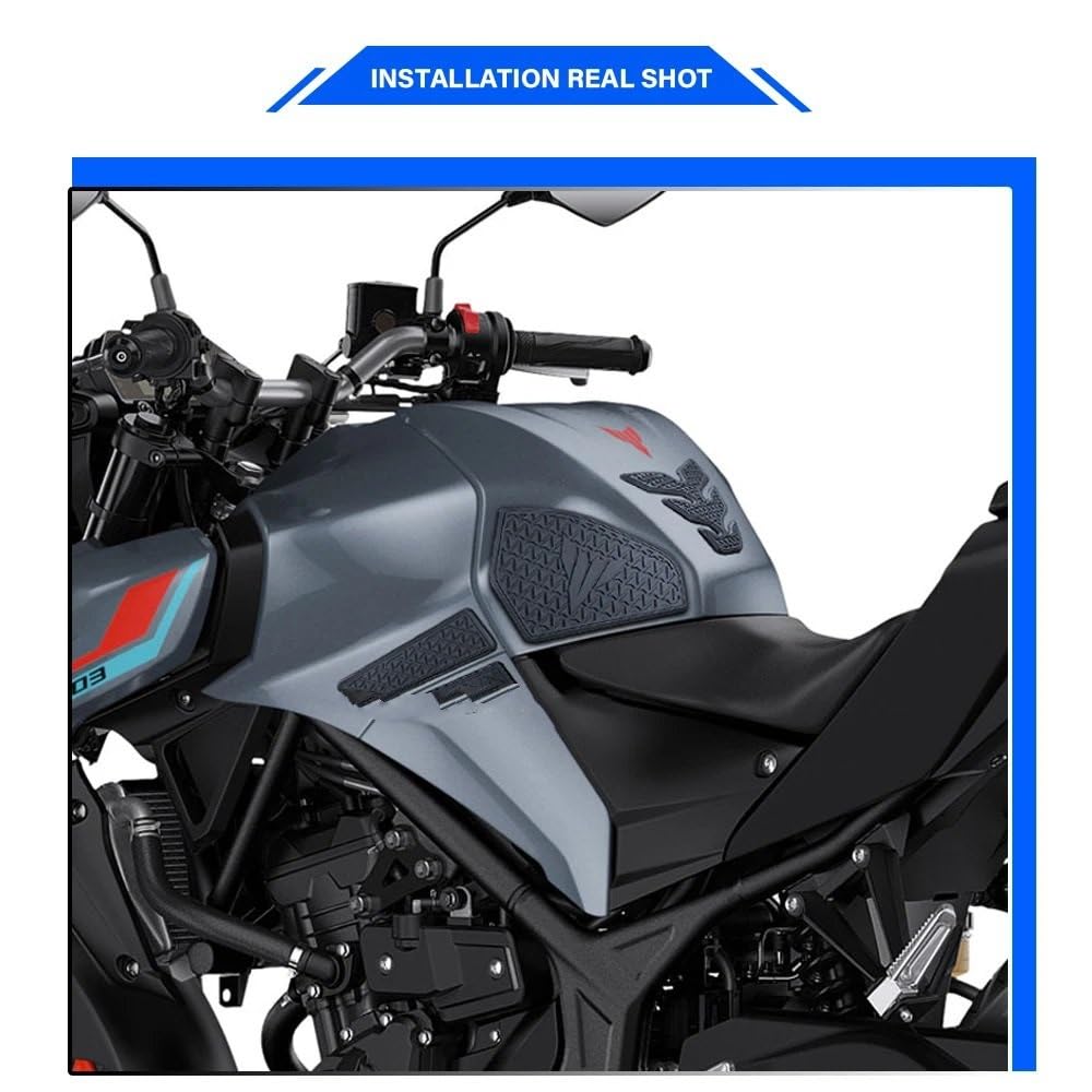 Copriserbatoio moto Per adesivo moto MT 03 MT-25 M 2020-2022 | Accessori adesivi antigraffio per protezione serbatoio laterale