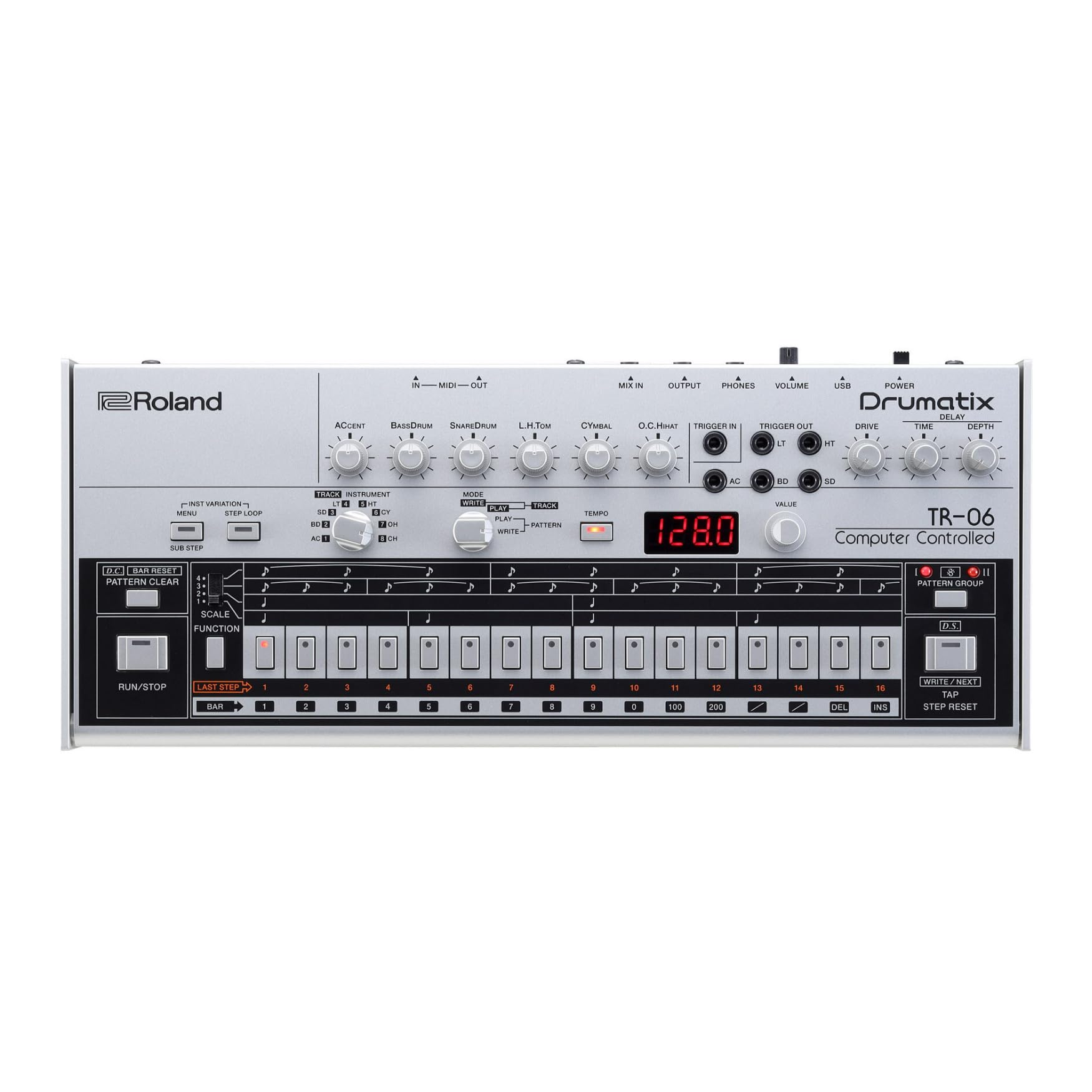 RolandTR-06 Boutique Compact Drum Machine with Modern Upgrades