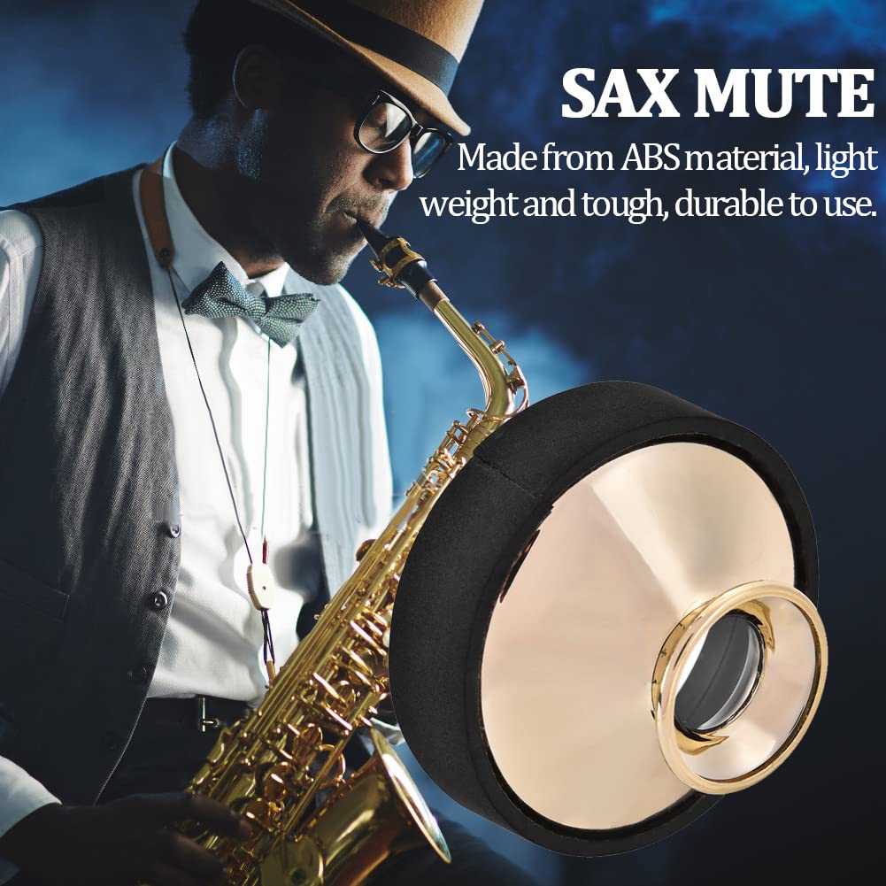 Alto sax sordina, leggera plastica sax sordina, effetti e silenziatore per casa, prove, studio, lezioni di musica