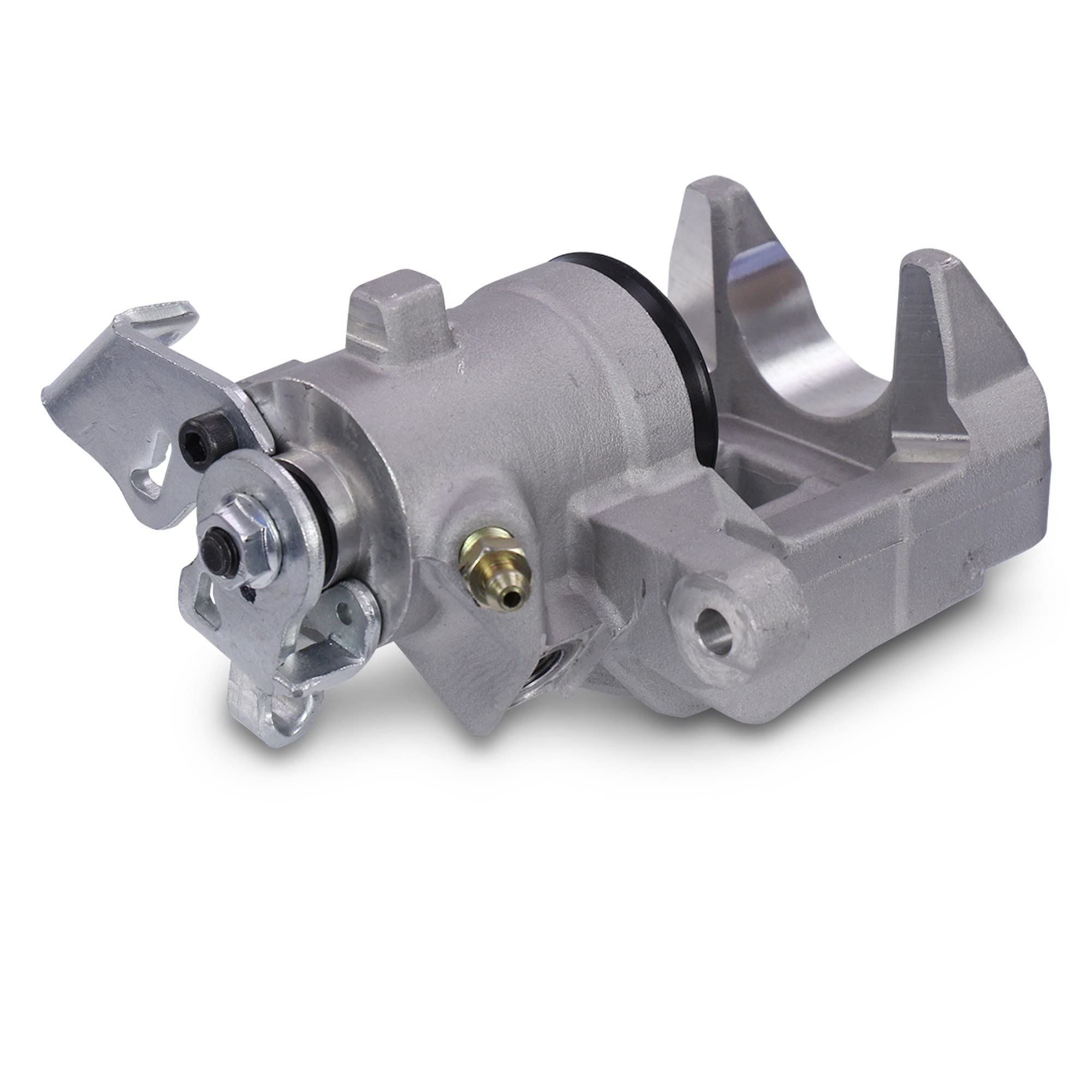ATEC GERMANY 1x Pinza de freno trasero puño derecho pinza sin soporte, compatible con AUDI A3, TT, SEAT CORDOBA, IBIZA, LEON, TOLEDO, SKODA FABIA 1, FABIA 2, ROOMSTER, VW GOLF 4, NEW BEETLE, POLO,