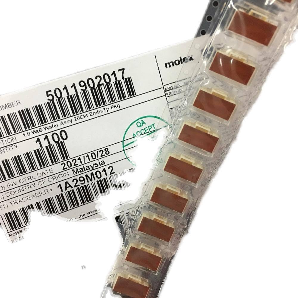 50 Pcs 05011902017 5011902017 501190-2017 20P 1.0 Vertical Paste Connector