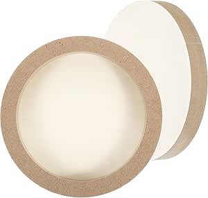 PATIKIL 100 Feuilles Papier Badge 70mm (pour 58mm) – Papier Photo Blanc Naturel, DIY Badges Boutons, Pin's, Aimants Réfrigérateur