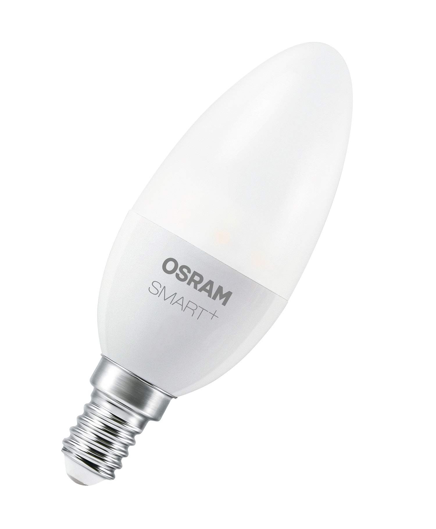 Osram Smart+ LED, ZigBee Lampe mit E14 Sockel, warmweiß bis tageslicht (2700K - 6500K), dimmbar, Direkt kompatibel mit Echo Plus und Echo Show (2. Gen.), Kompatibel mit Philips Hue Bridge