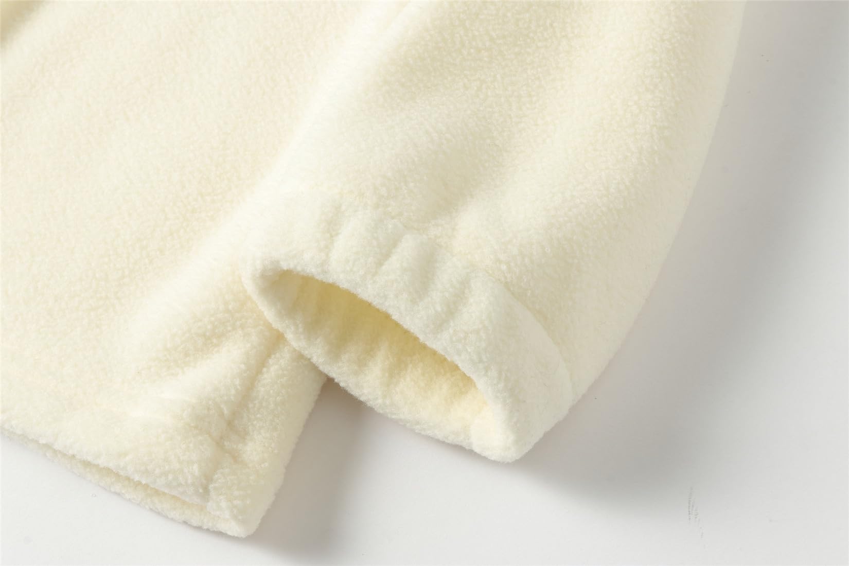 Mud Kingdom Sudadera de forro polar de manga larga con cremallera de un cuarto para niños y niñas, cuello alto falso, para otoño