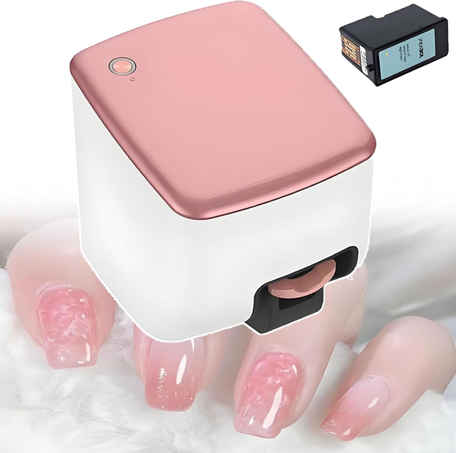 Imprimante Pour Nail Art - Machine 3D Pour Avec Application Et Professionnelle 4800 DPI, Repérage Automatique Pour Le Positionnement, Idéale Pour Une Utilisation À Domicile