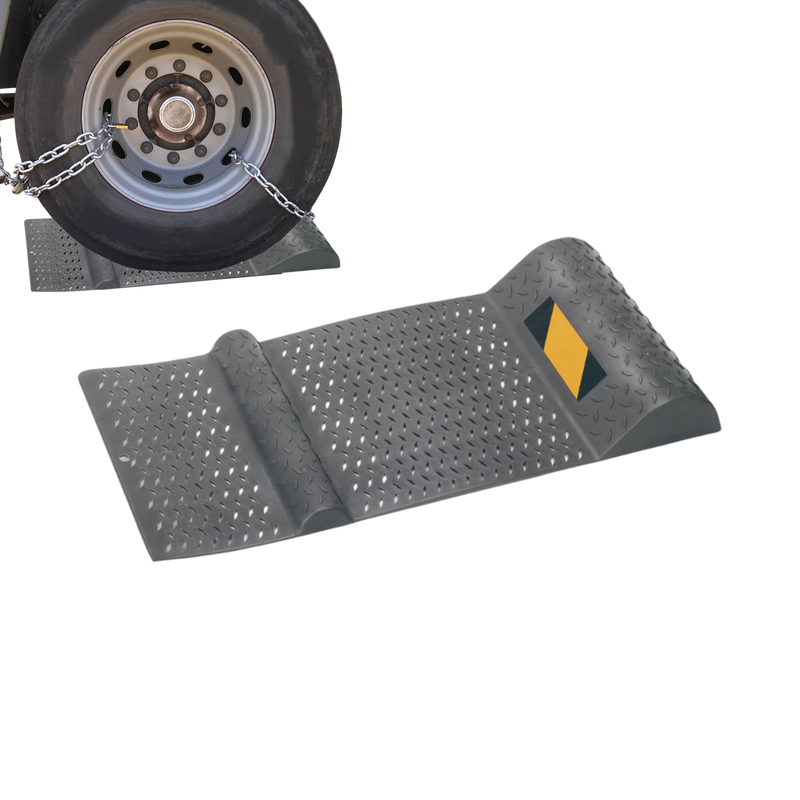 Bloc de positionnement de pneu pour éviter les chocs contre les murs du garage