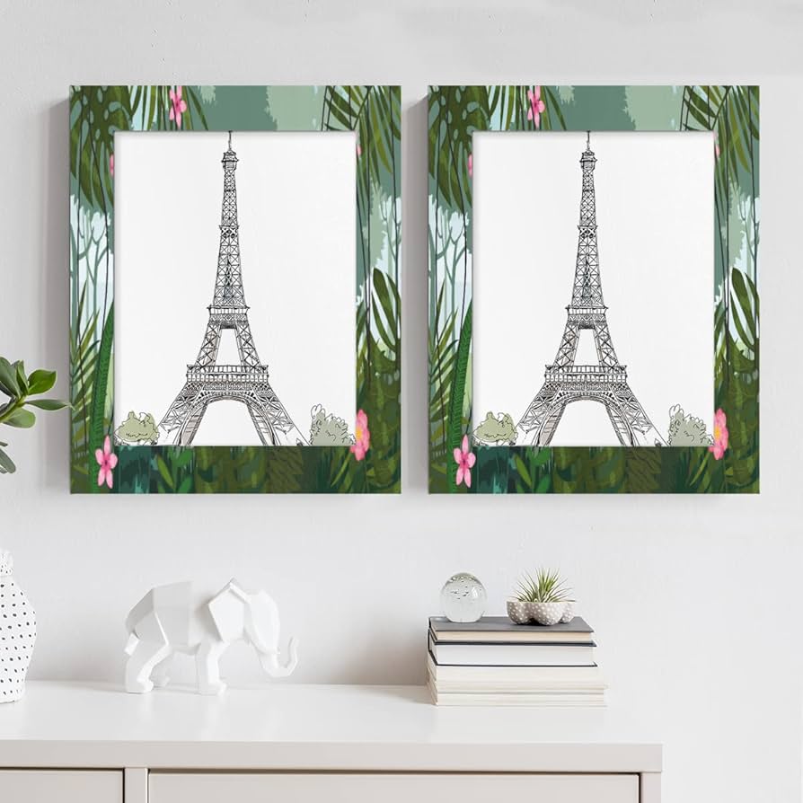 Amazon.co.jp: 漫画スタイルのジャングルイラスト 壁掛け