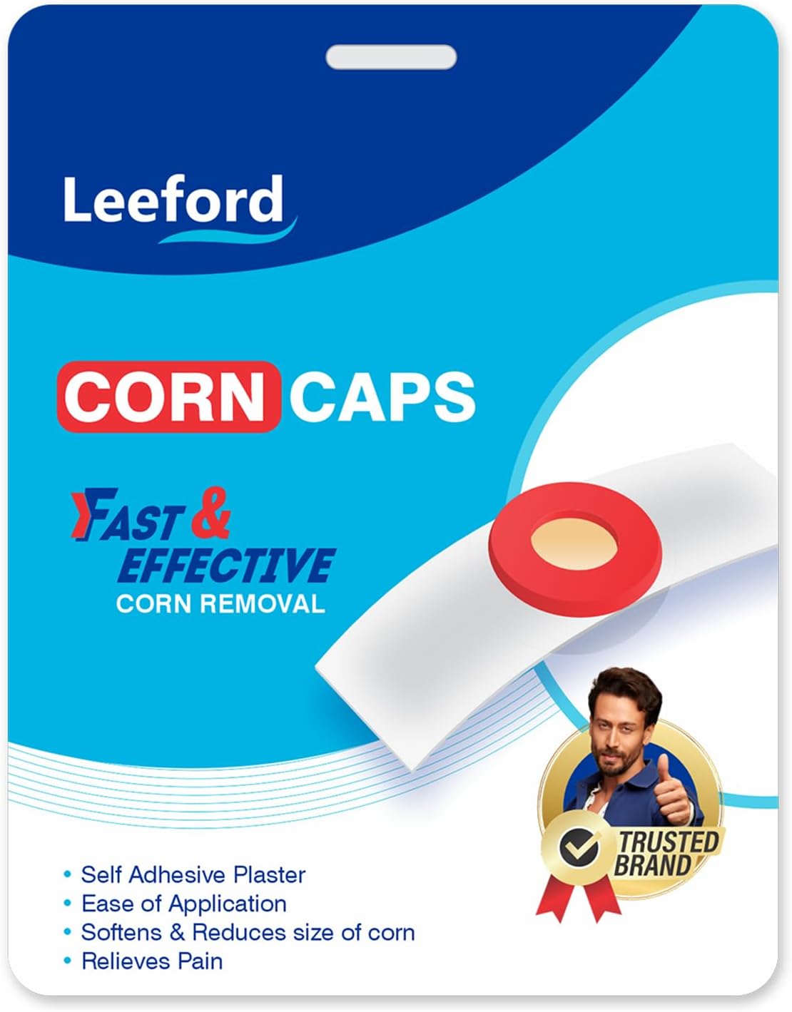 Cornex Corn Caps - 40 Strips | Corn Remover For Feet | Skin Friendly Corn Cap | Corn Caps for Foot Male & Female | Ayurvedic Corn Plaster | Medicated Corn Remover Cap