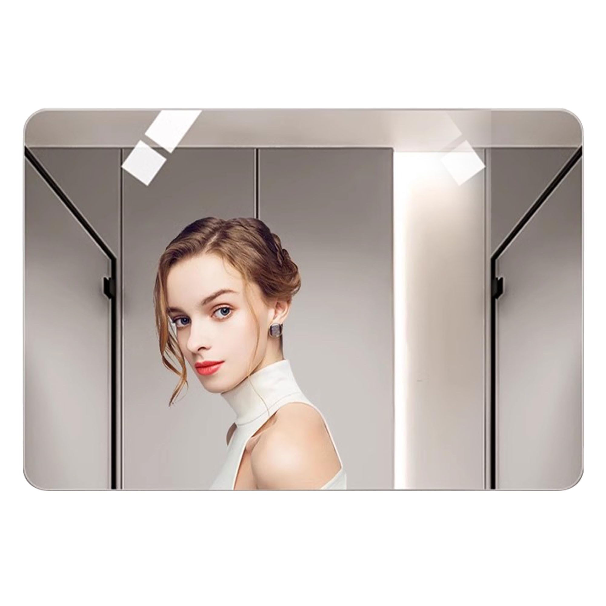 浴室 鏡 貼る鏡 風呂 貼れる鏡 かがみ 壁掛け ミラー 壁掛け鏡