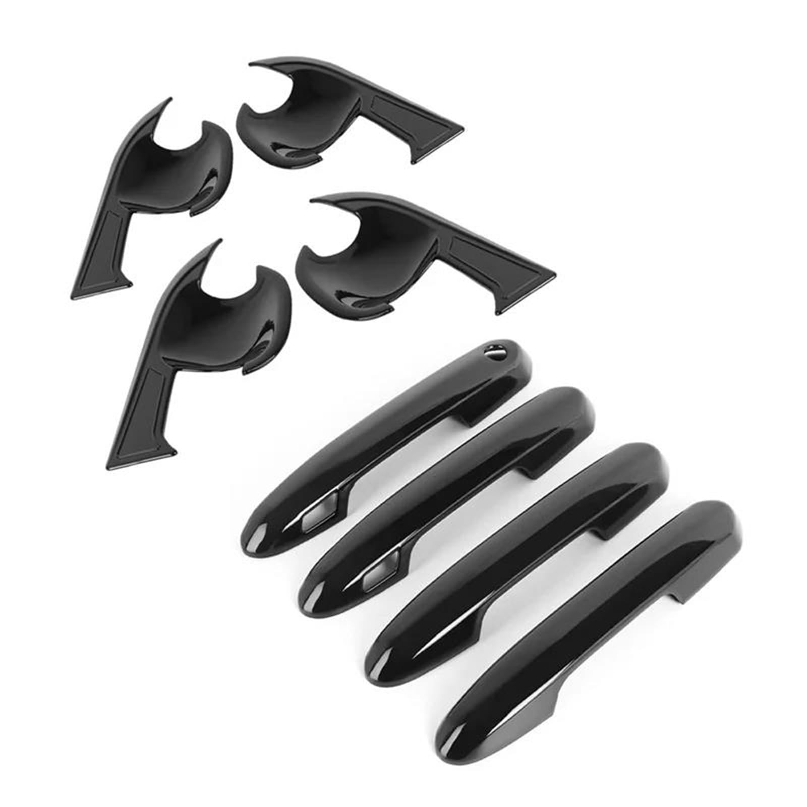 Yytemd One Color Exterior Door Handle Cover Bowl Trim Car Accessories For Toyota For Rav4 2020-2025 Chrome