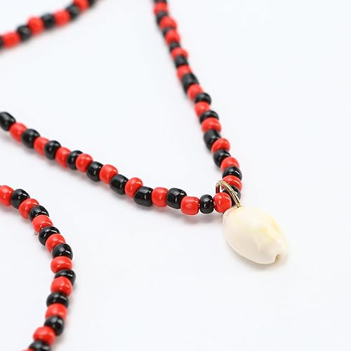Miniatura 3 de Elegua Eleke Collar con colgante de concha de Cowrie y pulsera Ide Protection Bundle Santeria IFA Yoruba Lucumi Lukumi Eleggua Esu Eshu Papa Legba