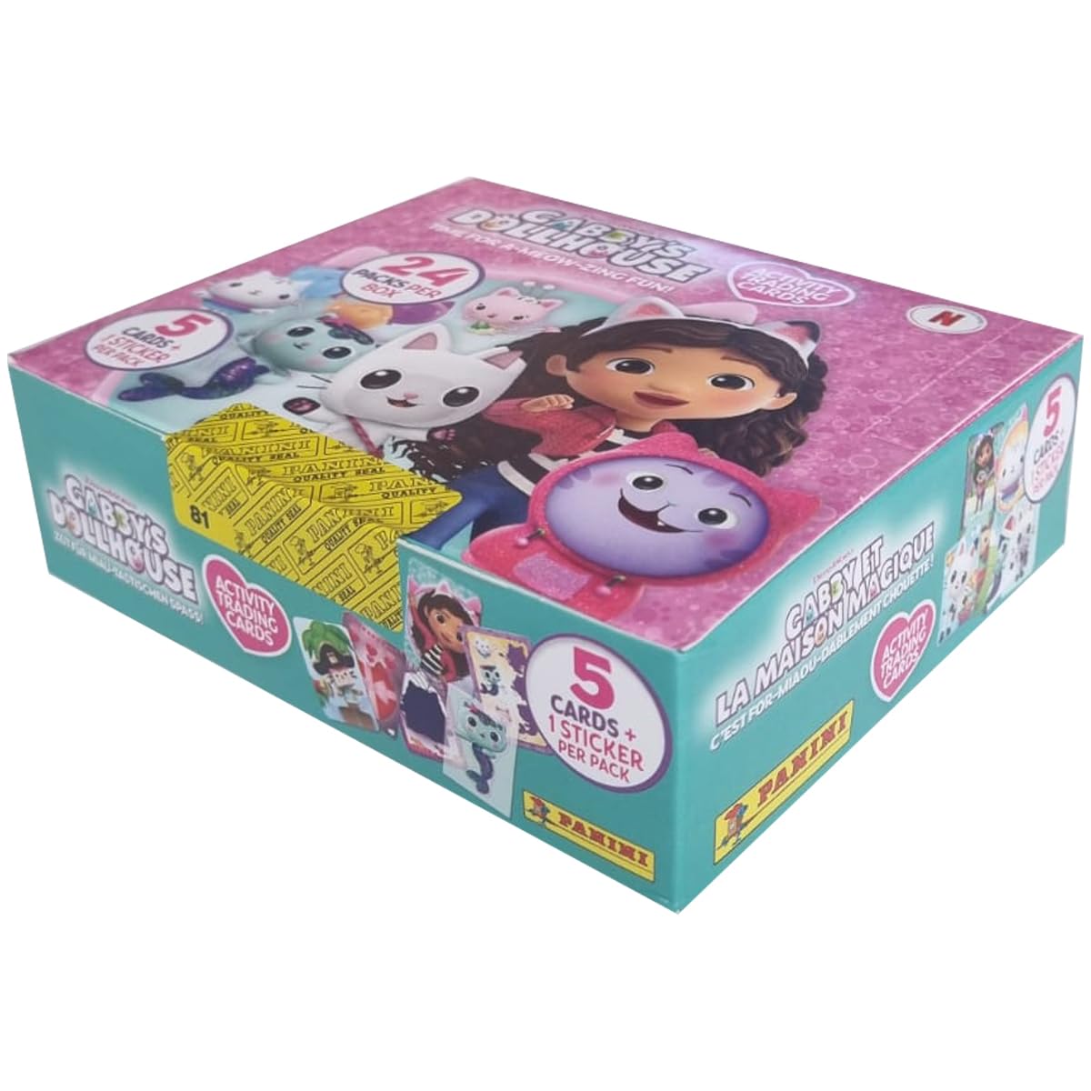 Niedliche Sammelkarten mit beliebten Katzen-Charakteren | 1x Display je 24x Booster