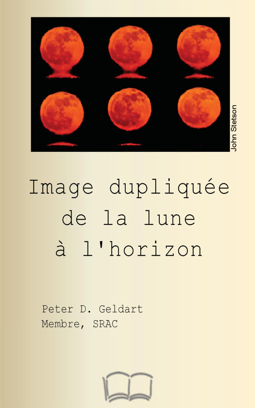 Image dupliquée de la lune à l'horizon