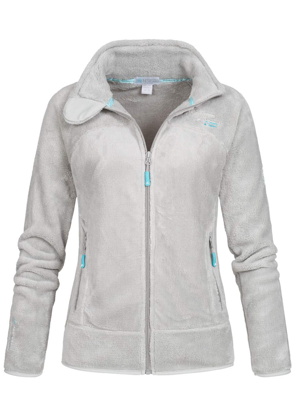 Geographical Norway Uniflore Lady Gilet, Gris Clair, Large (Size:3) Femmes