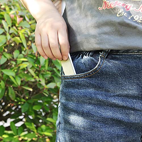 Dmd Mini Double Side Whetstone-Diamond Ceramic Pocket Knife Sharpener | Outdoor Knife Sharpener | Portable Diamond Abrasive Tools | Good Partner For Various Outdoor Activities #TOP7