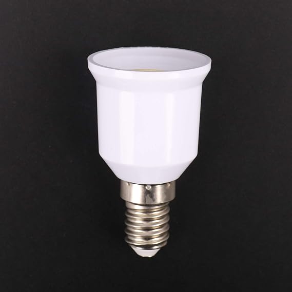E14 to E26 E27 Adapter Socket E14 to Medium Socket E26 E27 Converter Bulb Base Adapter Converter