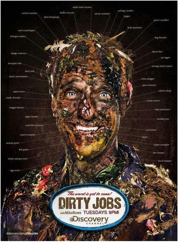 Rectify the Race Dirty Jobs Tv 2005 Wall Art Print Movie Night Room Decor 24x36 Poster