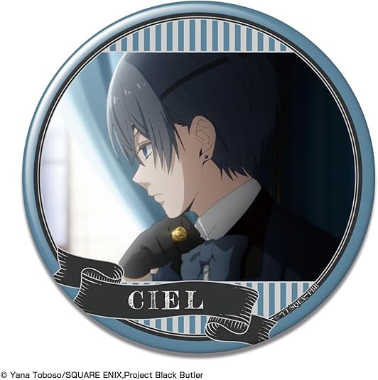Amazon | TVアニメ『黒執事 -寄宿学校編-』 缶バッジ シエル