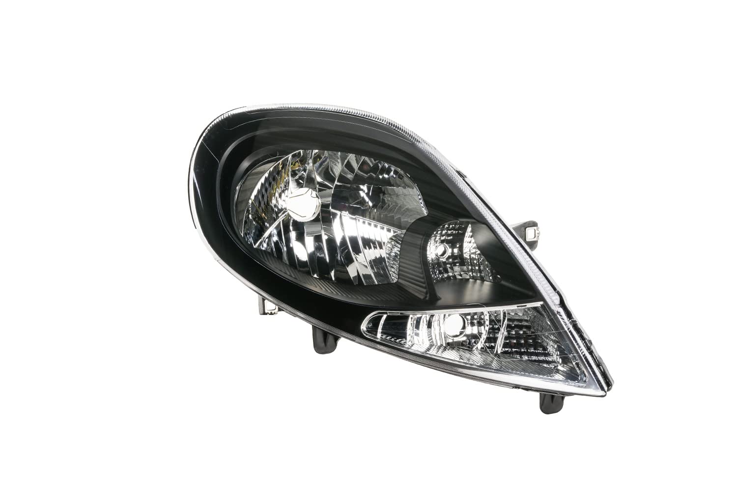 Johns, Faros delanteros halógenos delanteros principales aptos para Nissan Primastar 09/2006 - H4 derecho + faros antiniebla + bombilla