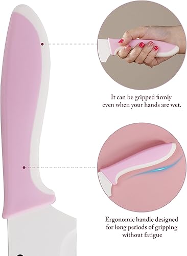 Miniatura 5 de Juego de cuchillos de cocina de 14 piezas con afilador integrado, acero inoxidable alemán y cuchillas recubiertas de cerámica, apto para lavavajillas