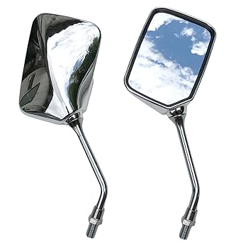 Amazon | Archnote バイク ミラー 10mm 左右 セット スクエア 旧