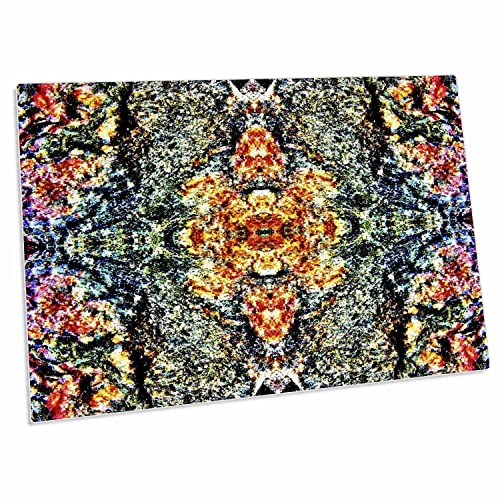 3dRose Desk Pad Diseño Abstracto Fractal Piedra miniatura 1